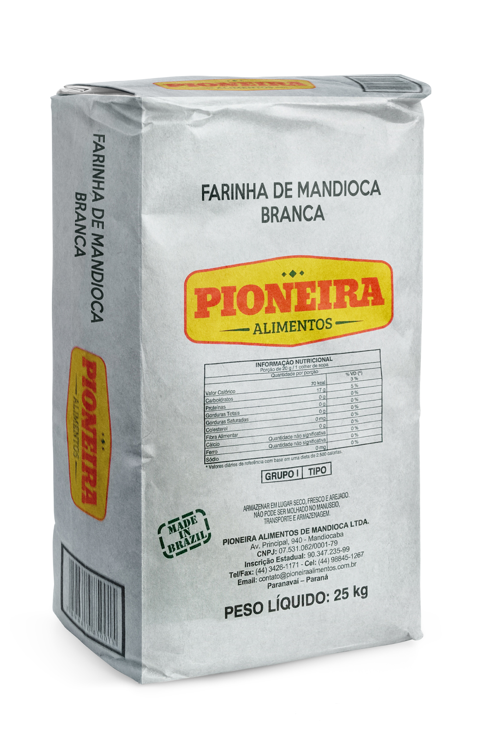 Farinha de Mandioca Branca